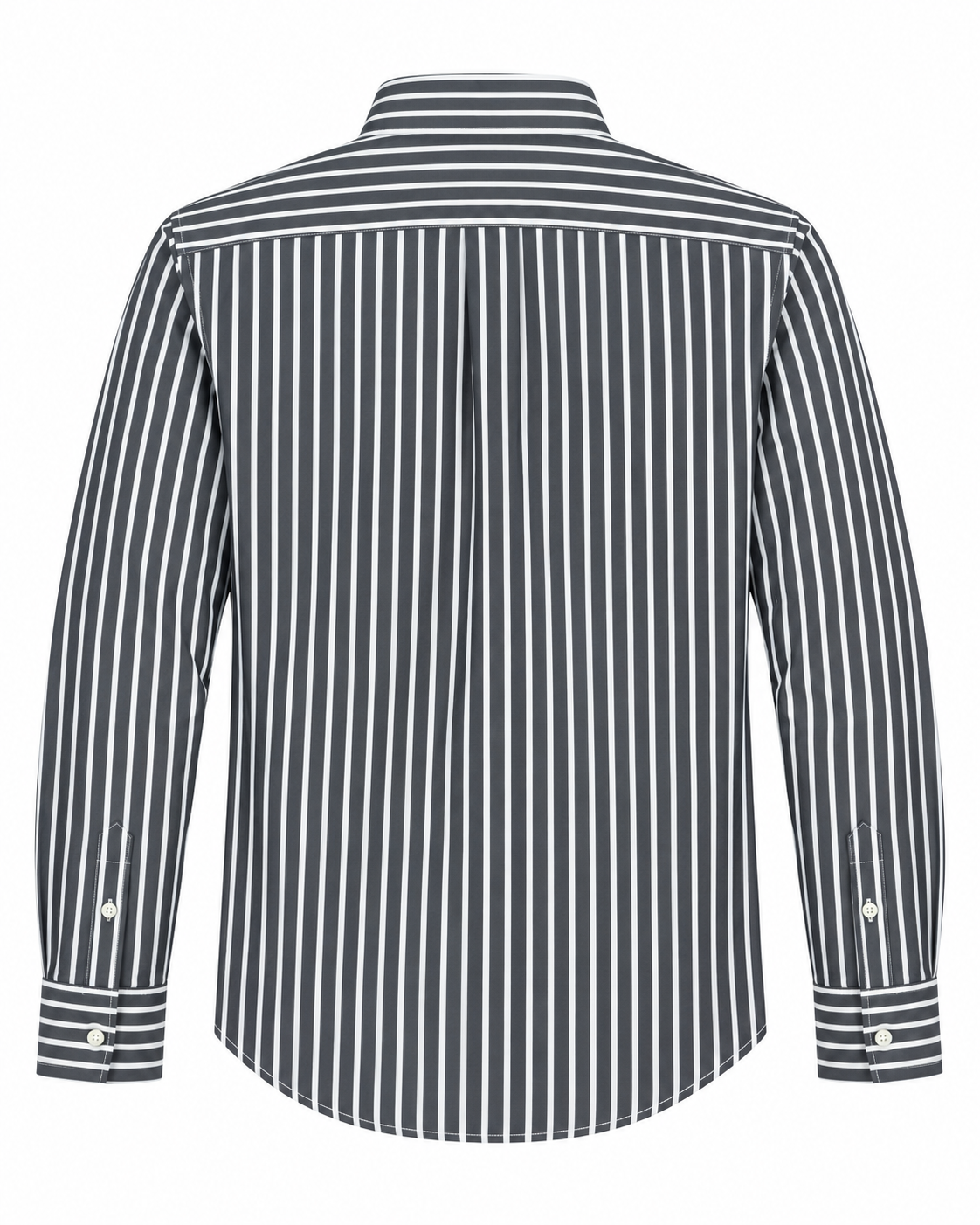 Men’s Black & White Vertical Stripe Shirt