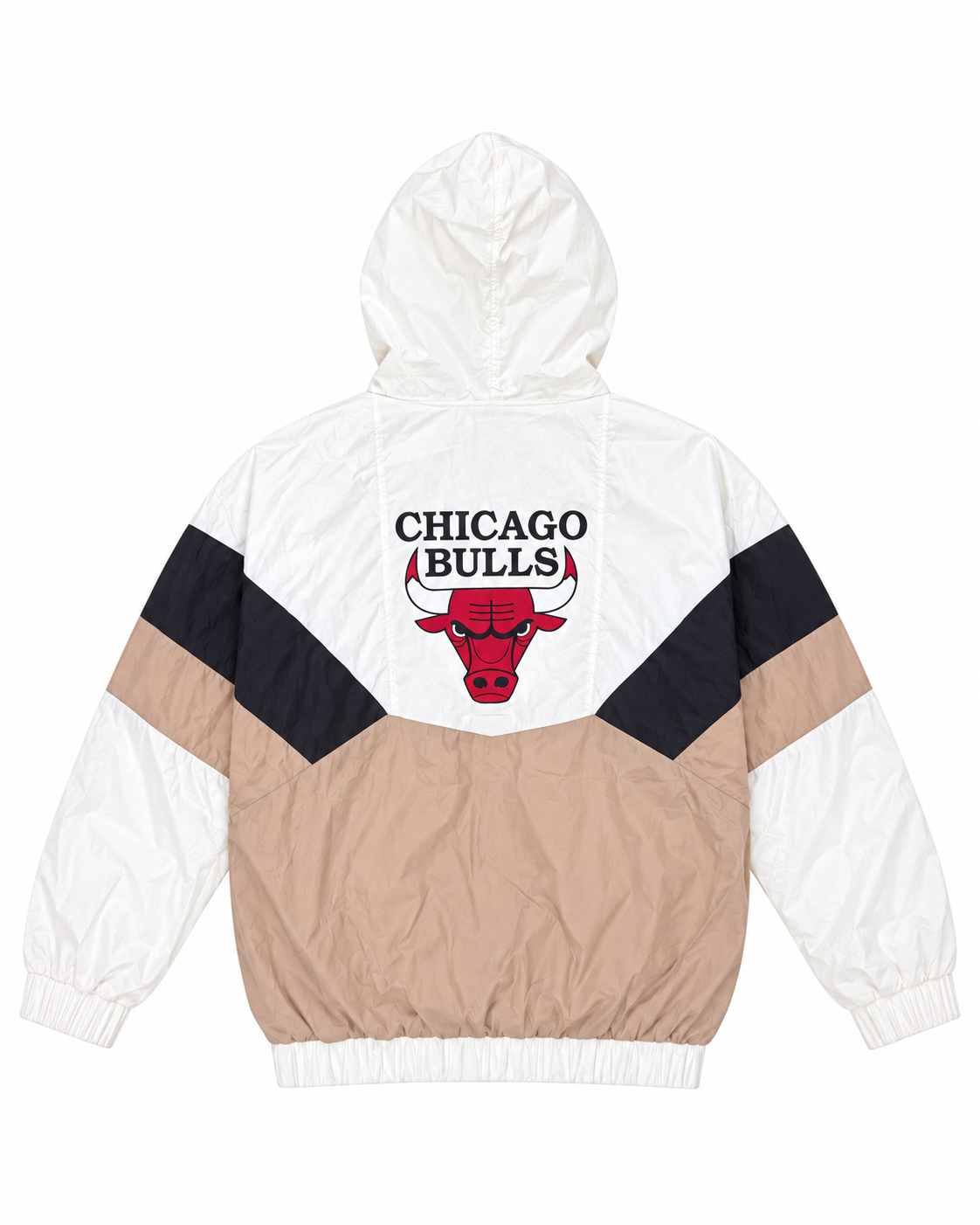 Premium Surplus Retro Color-Block Hooded Jacket