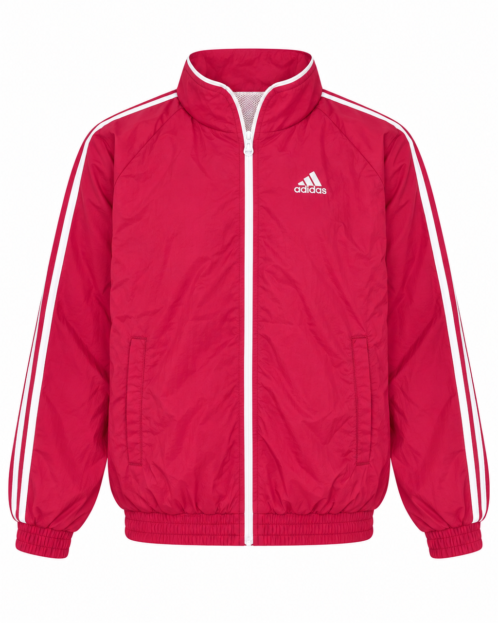 Premium Surplus Red & White Striped Lightweight Track Jacket