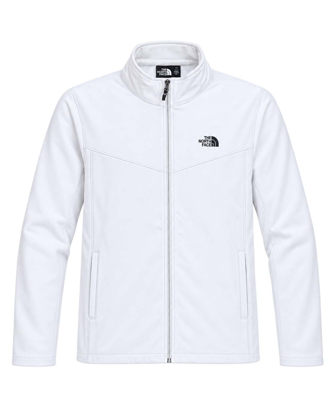 Premium Surplus White Full-Zip Jacket