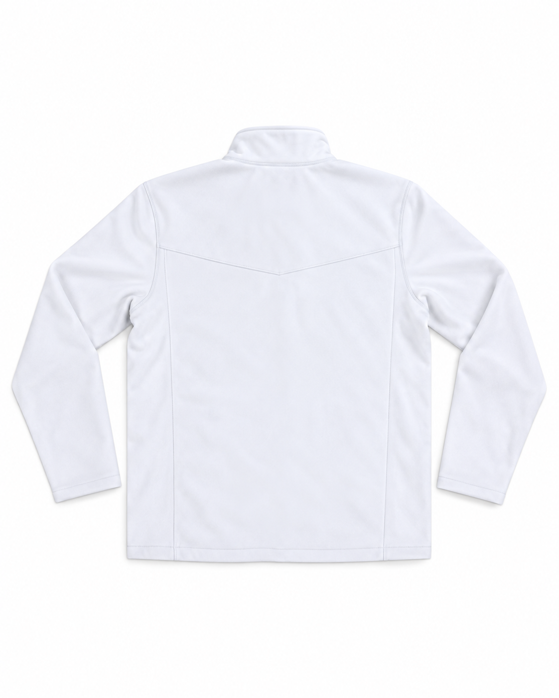 Premium Surplus White Full-Zip Jacket