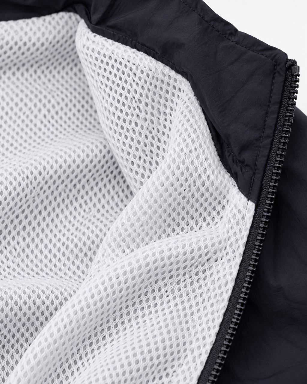 Premium Surplus Black & White Striped Track Jacket