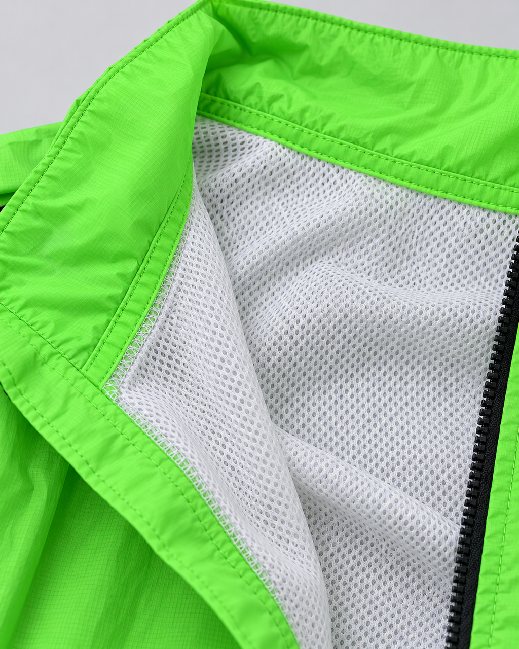 Premium Surplus Neon Green Lightweight Track Jacket