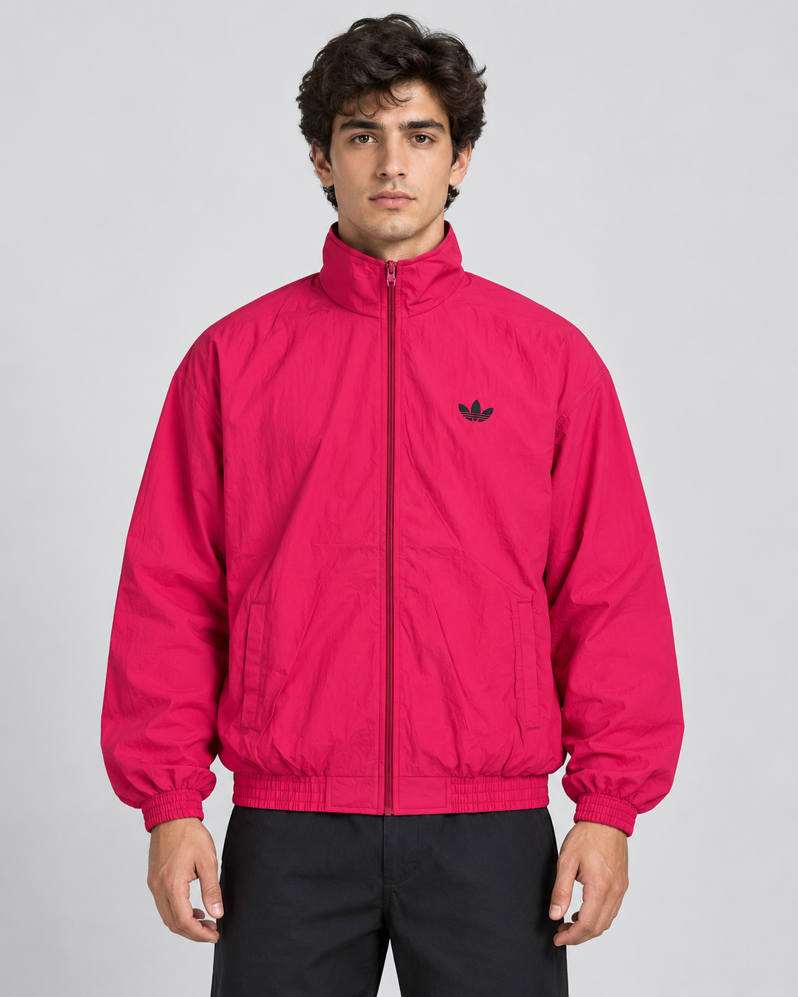 Premium Surplus Red Lightweight Track Jacket