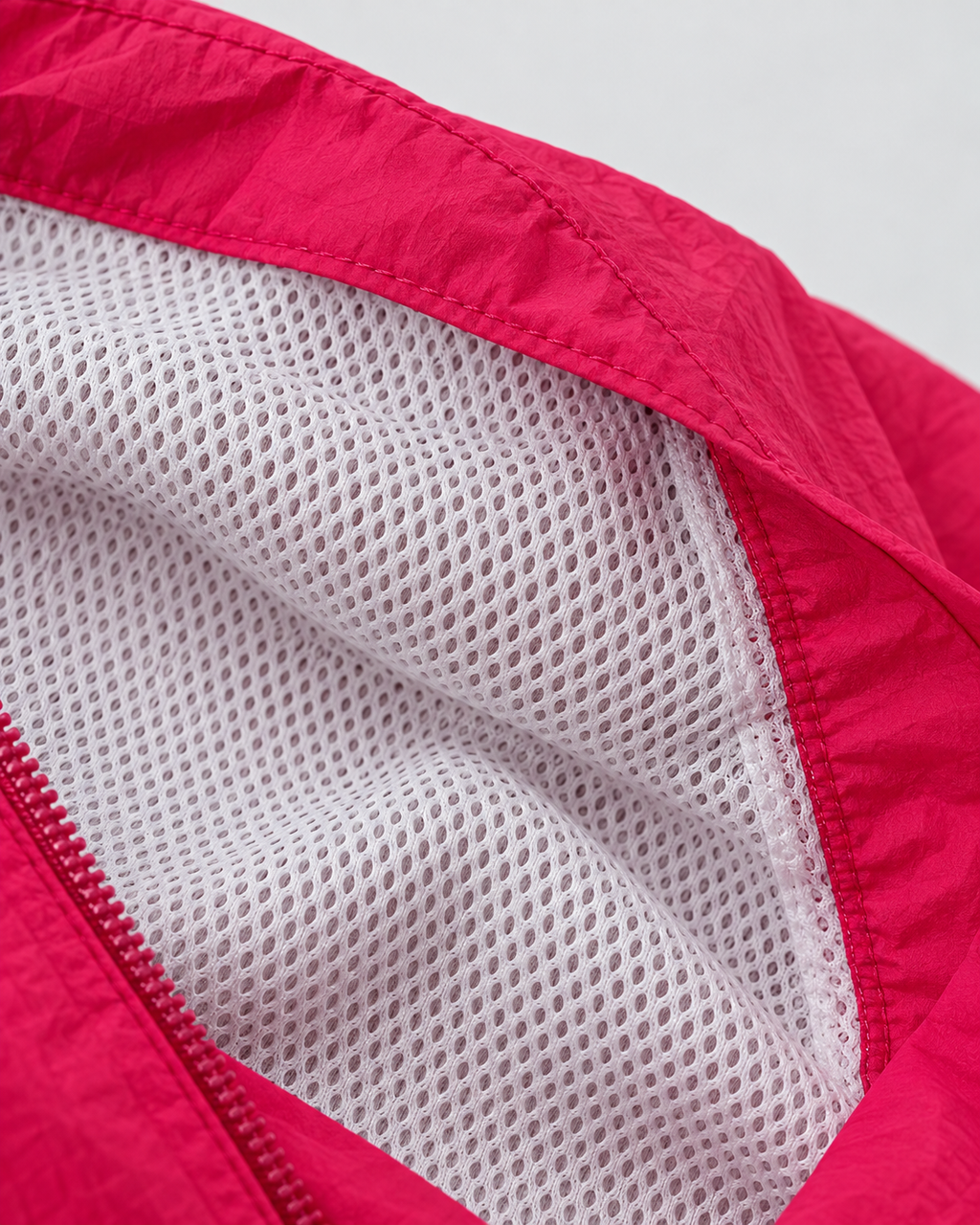 Premium Surplus Red Lightweight Track Jacket