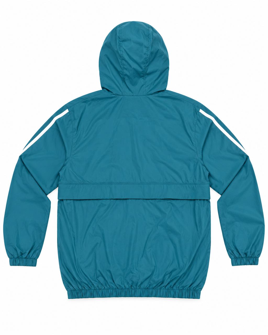 Premium Surplus Teal Blue Hooded Windbreaker Jacket