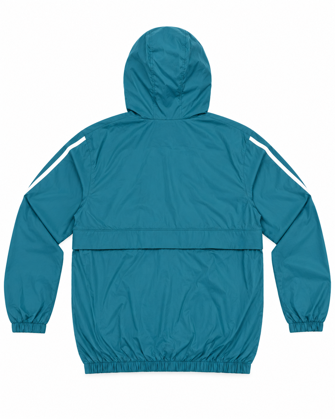 Premium Surplus Teal Blue Hooded Windbreaker Jacket