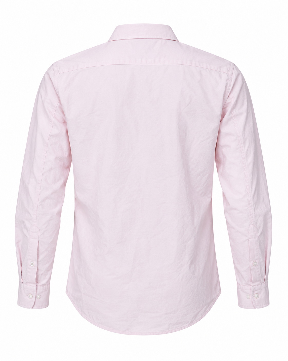 Men’s Light Pink Long-Sleeve Button-Down Shirt