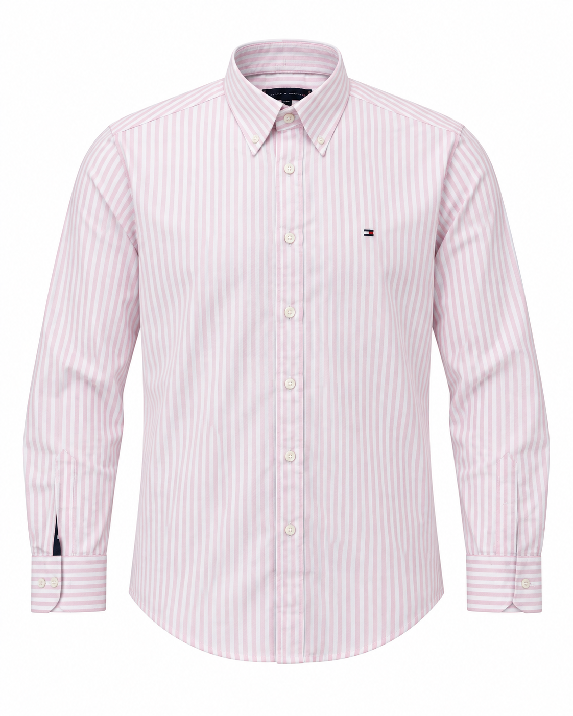 Pink Pinstripe Oxford Shirt – Classic Fit