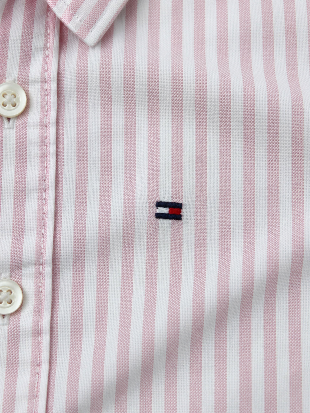 Pink Pinstripe Oxford Shirt – Classic Fit