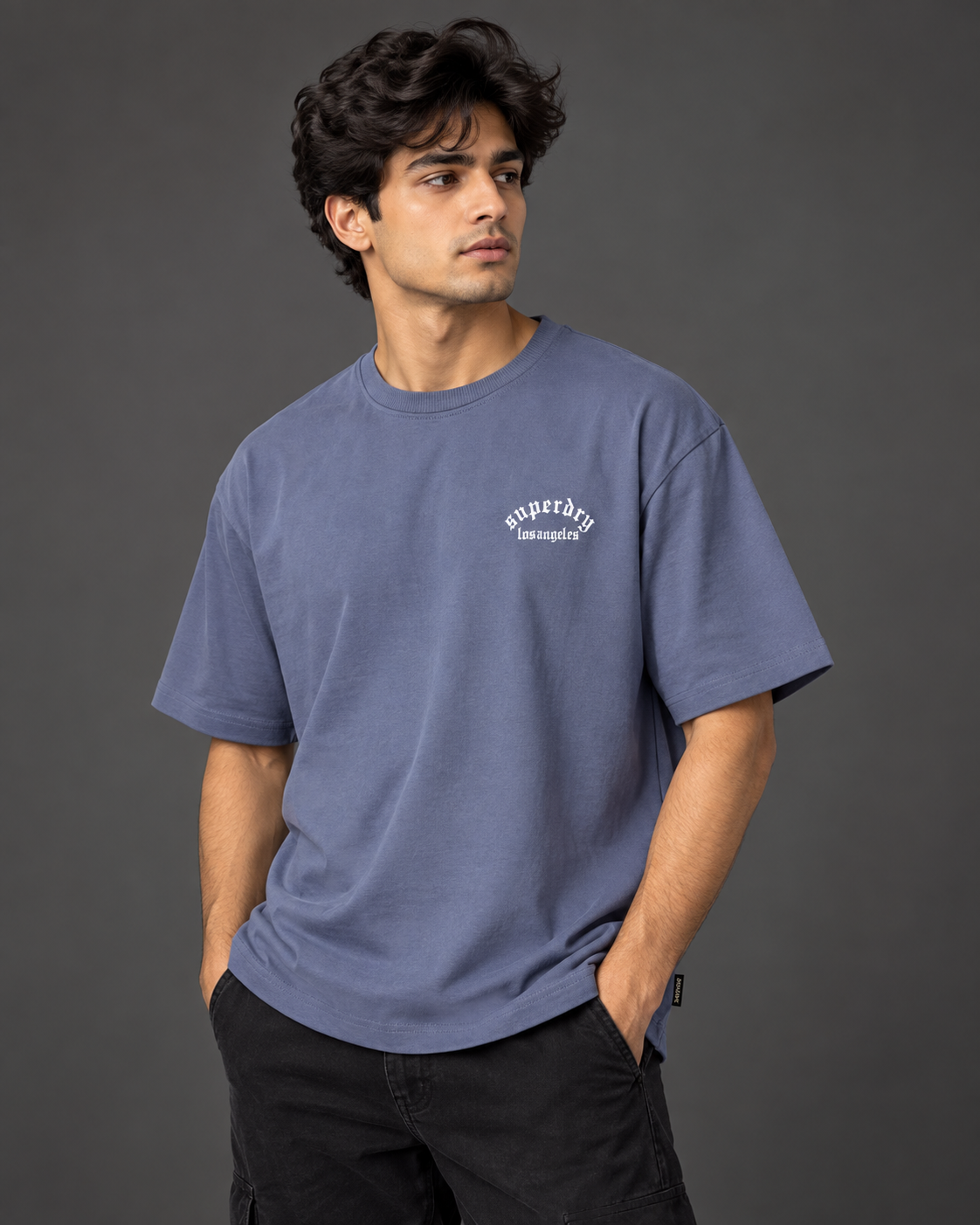 Black Panther Graphic T-Shirt – Slate Blue