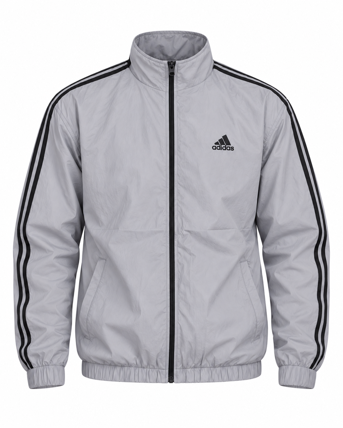 Premium Surplus Grey Striped Lightweight Track Jacket
