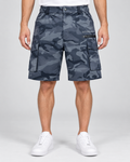 Men’s Blue Grey Camouflage Cargo Shorts