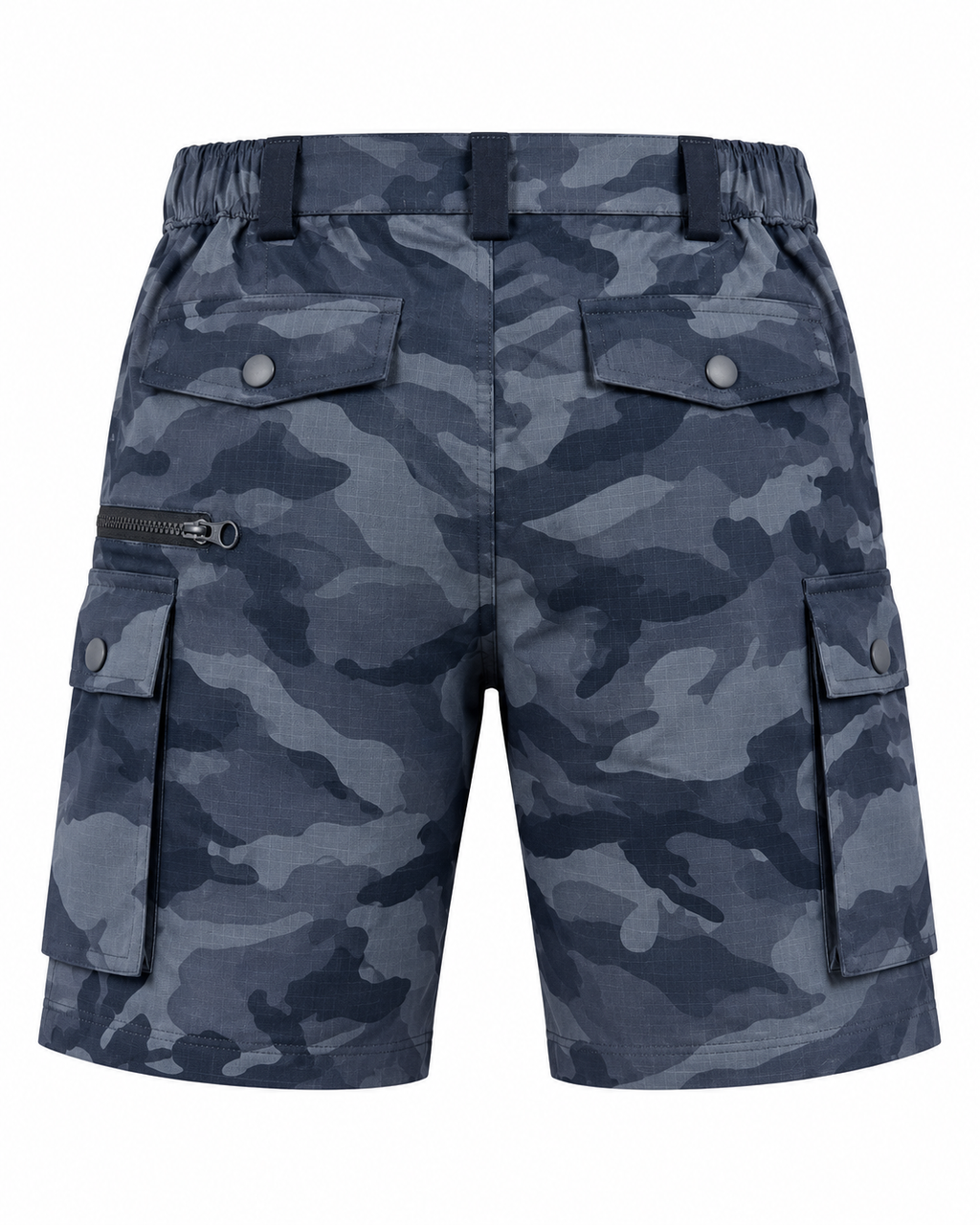 Men’s Blue Grey Camouflage Cargo Shorts