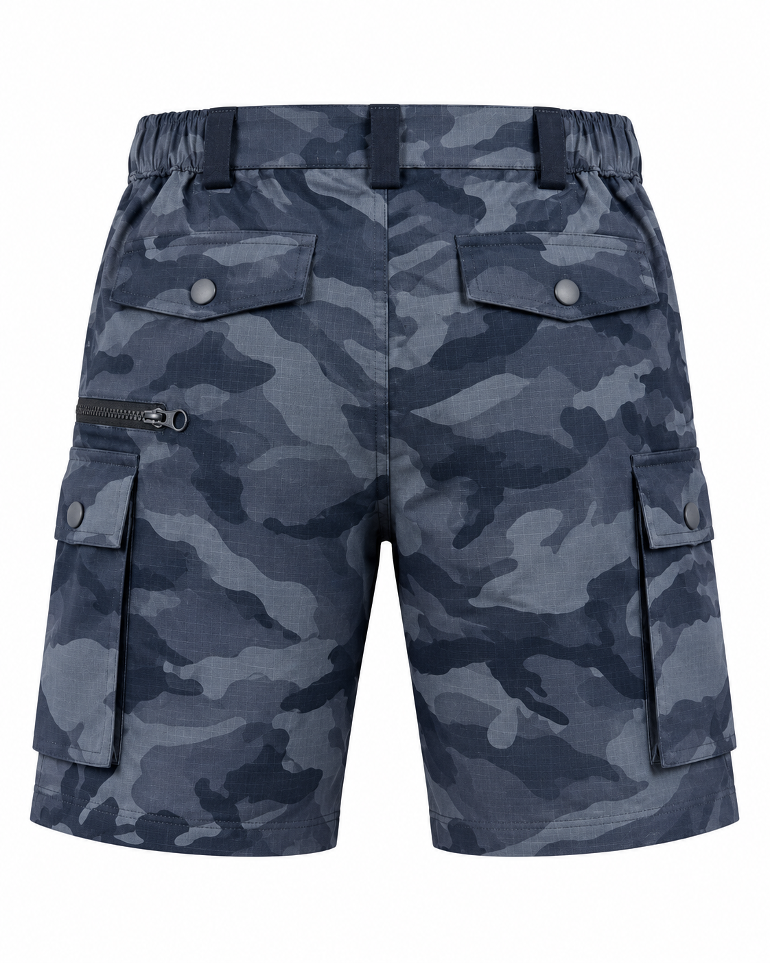 Men’s Blue Grey Camouflage Cargo Shorts