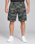 Men’s Charcoal Camouflage Cargo Shorts