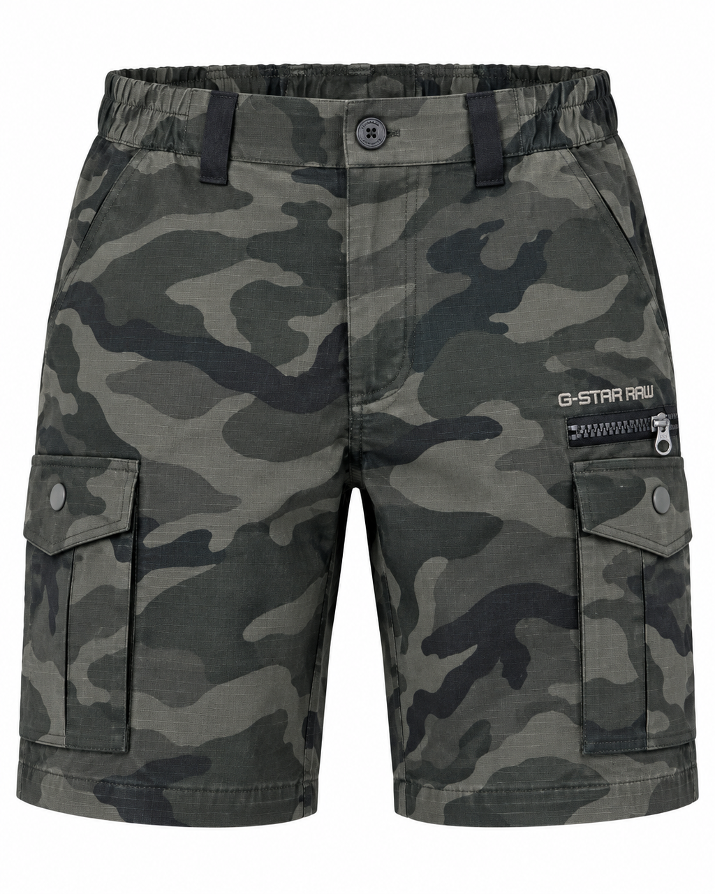 Men’s Charcoal Camouflage Cargo Shorts