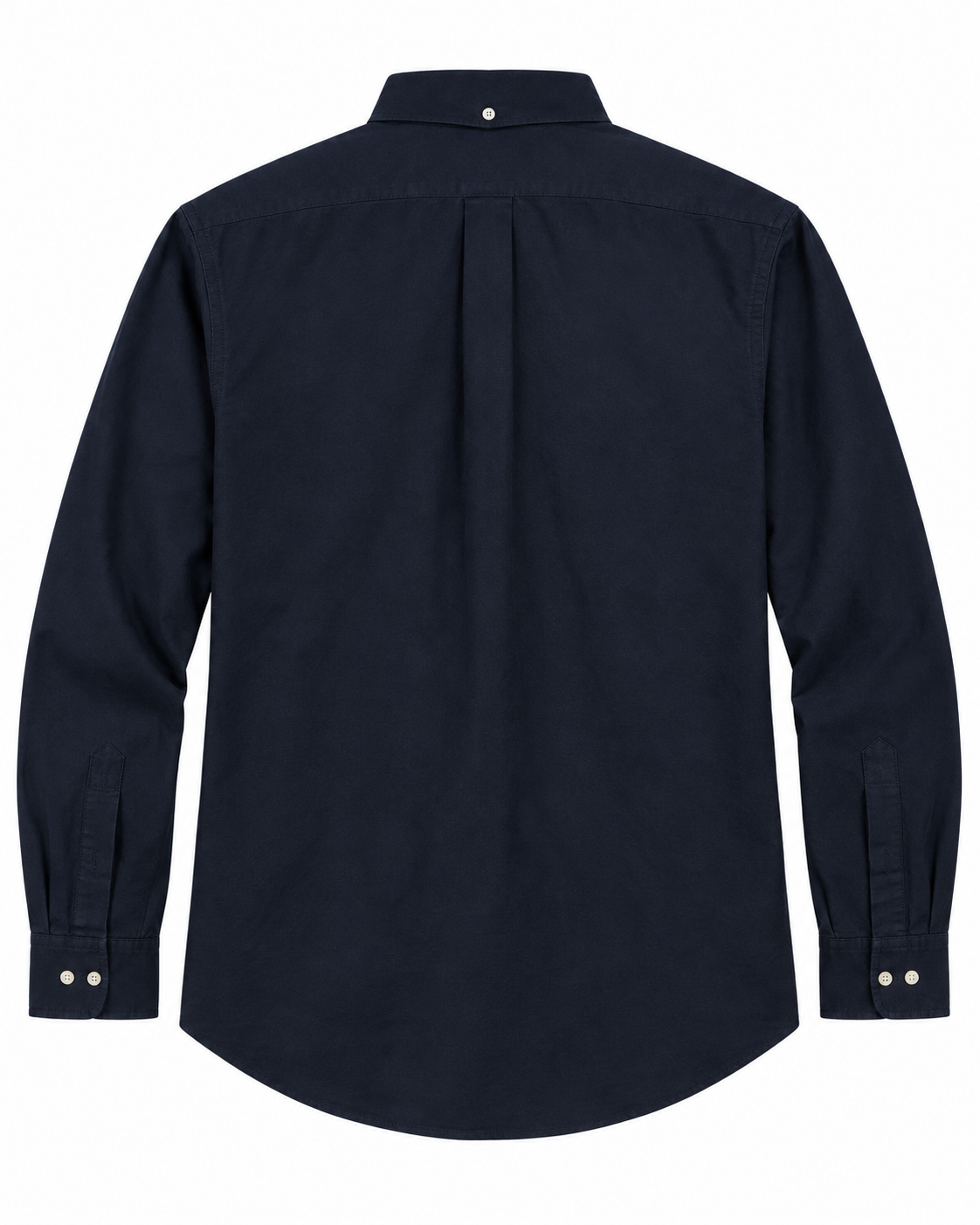 Men’s Navy Blue Teddy Bear Embroidered Button-Down Shirt