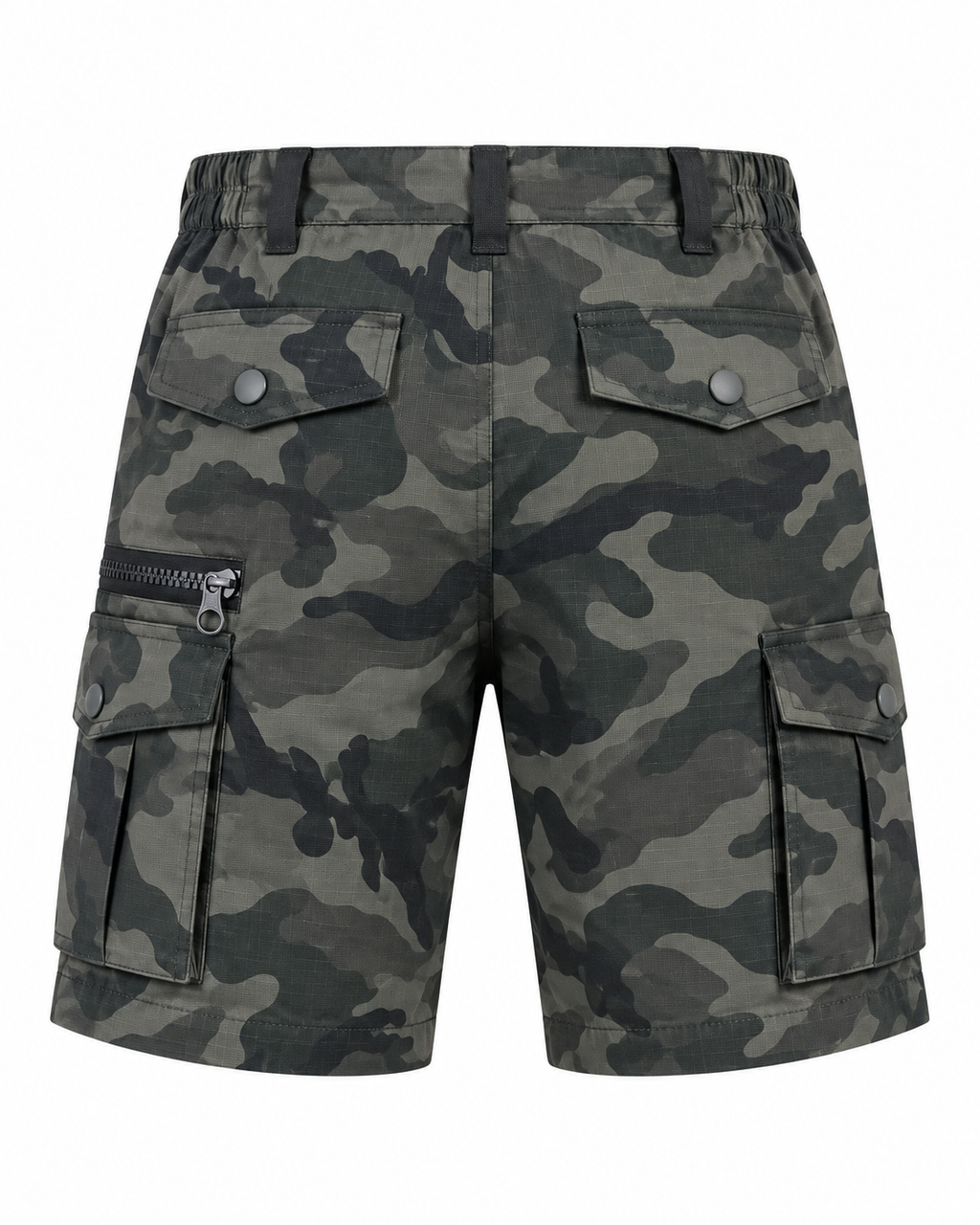 Men’s Charcoal Camouflage Cargo Shorts