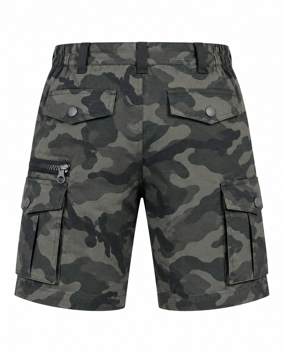 Men’s Charcoal Camouflage Cargo Shorts