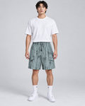 Men’s Grey Washed Cargo Shorts