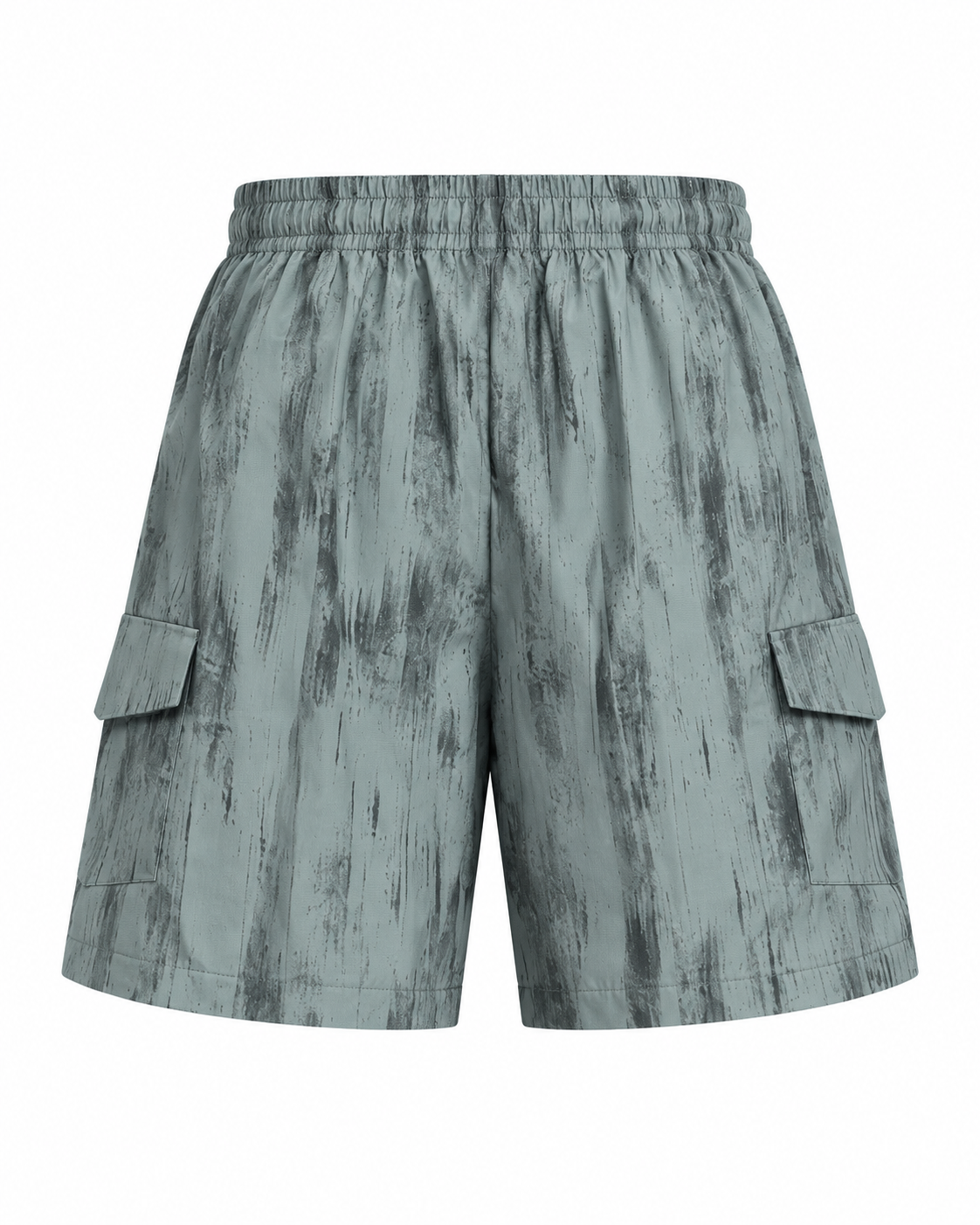 Men’s Grey Washed Cargo Shorts