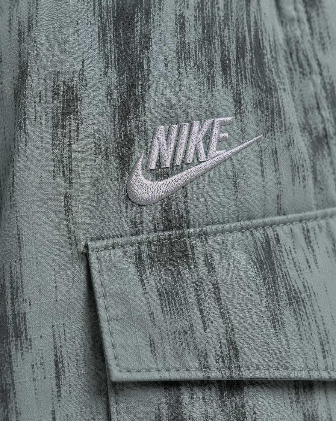 Men’s Grey Washed Cargo Shorts