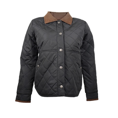 Men’s Quilted Grey Winter Jacket – Water Resistant & Stylish