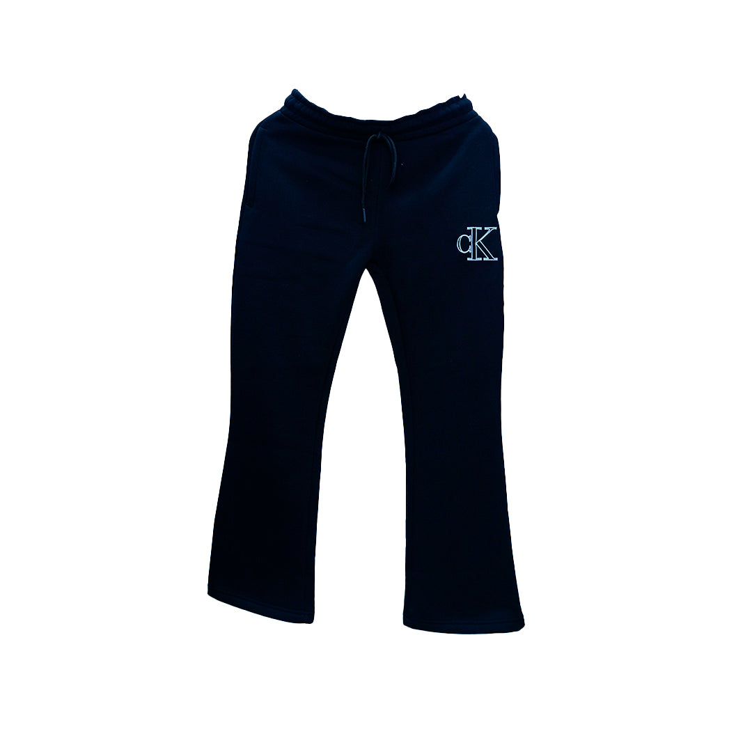 Comfort Fit Fleece Sweatpants with Embroidered Logo