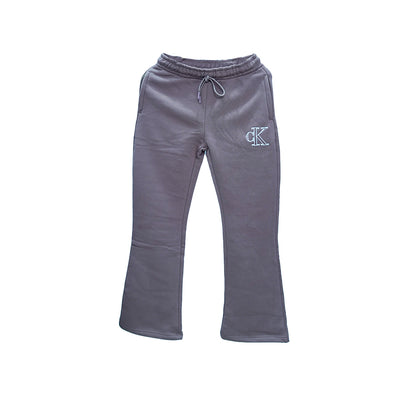 Comfort Fit Fleece Sweatpants with Embroidered Logo