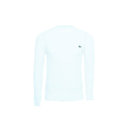 Men's Classic Fit Ribbed Crew Neck Sweater with Signature Logo